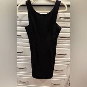 Black cocktail dress